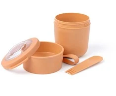 2 in 1 jogurto indelis su Amuse stalo įrankiais – oranžinė