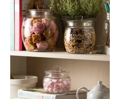 Stiklinis laikymo indas su dangteliu PUSH TOP 0.85L / Kilner