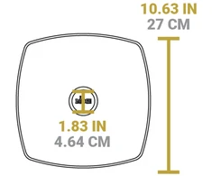 Pokrywa szklana na patelnie 26 cm / Lodge
