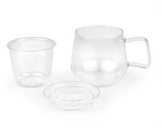 Stiklinis puodelis su užpilu Livorno 290 ml - bespalvis / Bredemeijer