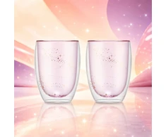 Disney Mickey Pavina dvigubos sienelės stiklinės 350 ml 2 vnt. Bodum