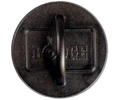 Lodge Ketaus apvalus mėsainių presas / namelis