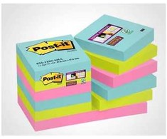 Lipnūs lapeliai3M Post-it® Super Sticky Cosmic, 47.6mmx47.6mm 12 vnt. po 90 lapelių