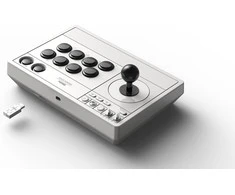 8BitDo Arcade Stick, skirta Xbox ir asmeniniam kompiuteriui (baltas)