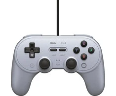Gamepad 8Bitdo Pro 2, pilka