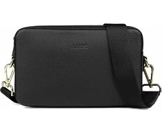 Aarni Large Crossbody Bag -olkalaukku, musta/kulta