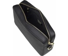 Aarni Large Crossbody Bag -olkalaukku, musta/kulta