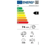 Indaplovė AEG FBB54605ZM astianpesukone, teräs