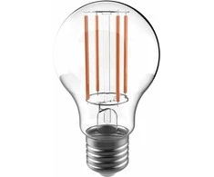 Airam LED A60 -lamppu, E27, 3000K, 470lm, kirkaskupuinen