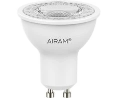 Airam LED PAR16, 4000K, 6,5 W, 500 lm, GU10 bazė
