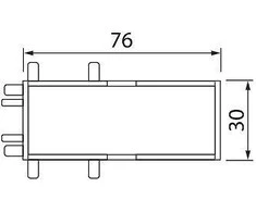 Airam Linear x Right, 1W, 4000K