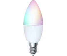Airam SmartHome žvakių lempa, E14, opalas, 470 lm, RGBW, WiFi