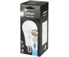Airam Superlux 20 W standartinė kupolinė lempa, E27, 4000K, 2452 lm