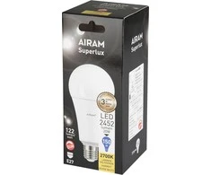 Airam Superlux 20 W standartinė kupolinė lempa DIM, E27, 2700 K, 2452 lm