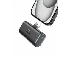 Anker Nano Power Bank Integruotas su USB-C jungtimi | A1653H11 | 5000 mAh | Juodas