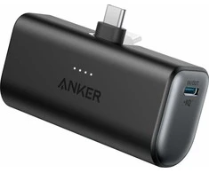 Anker Nano Power Bank Integruotas su USB-C jungtimi | A1653H11 | 5000 mAh | Juodas