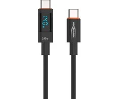 Kabelis USB Ansmann Ansmann USB-C/USB-C kabelis 120cm > 140 W Galia Del. 1700-0176