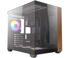 Antec CX800 ARGB Midi-Tower, grūdintas stiklas - medis
