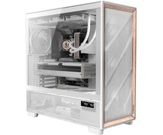 Antec Flux Pro kompiuterio korpusas, full tower, E-ATX, tempered glass – baltos spalvos