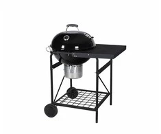 Anton Oliver Fire 57 cm emaloitu hiiligrilli sivupöydällä