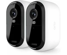 Kamera IP Arlo Arlo Essential 2K lauko kamera, stebėjimo kamera (baltas/juodas, rinkinys 2, WLAN, 4 MP)