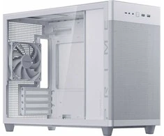 ASUS AP201 PRIME mATX CASE MESH TG Baltas