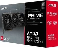 Vaizdo plokštė ASUS Prime -RX9070XT-O16G AMD Radeon RX 9070 XT 16 GB GDDR6