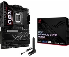 Pagrindinė plokštė Asus ROG MAXIMUS Z890 HERO | Procesorių šeima Intel | Procesoriaus lizdas LGA1851 | DDR5 | Palaikomos standžiojo disko sąsajos M.2, SATA | SATA jungčių skaičius 4