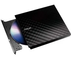 Asus SDRW-08D2S-U LITE - išorinis plonas DVD +/- RW diskas, juodas