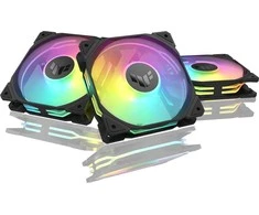 Kompiuterio Ventiliatorių Rinkinys - ASUS TUF Gaming TR120 ARGB Triple Pack Juodas