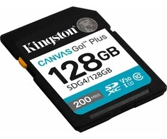 Atminties kortelė Kingston | Canvas Go! Plus | 128 GB | SD | Flash atminties klasė Class 10, UHS-I, U3, V30