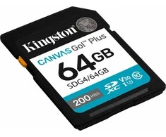 Atminties kortelė Kingston | Canvas Go! Plus | 64 GB | SD | Flash atminties klasė Class 10, UHS-I, U3, V30