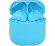 Happy Plugs Joy Belaidės ausinės, mėlynos spalvos