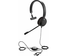 Ausinės Jabra Evolve 20 USB-A amp C MS Mono