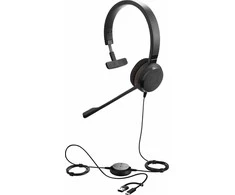 Jabra Evolve 30 II Ausinės su laidu su lankeliu ant galvos Office/Call center USB Type-C / USB Type-A Juodas