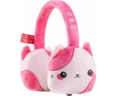 Ausinės Procaster Kitty Headphone Bluetooth-kuulokkeet, vaaleanpunainen