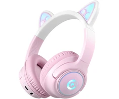 Ausinės ProCaster Meow 2.0 kuulokkeet mikrofonilla, vaaleanpunainen