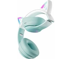 Ausinės ProCaster Meow kuulokkeet mikrofonilla, mintunvihreä