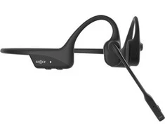 SHOKZ OpenComm2 UC 2025 Upgrade Belaidės Bluetooth Bone Conduction Vaizdo konferencijos Ausinės su USB-C įkrovimo prievadu ir USB-C adapteriu | 16 val. pokalbio laikas, 29 m Belaidės diapazonas, 1 val. įkrovimo laikas | Apima triukšmą slopinantį mikrofoną Boom ir Dongle, Juodas