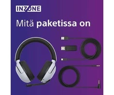 Sony INZONE H5  ausinės, Baltos