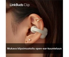 Ausinės Sony | Earbuds | LinkBuds WF-LC900 Clip | Bluetooth | Open-Ear | Greige | Belaidės