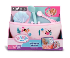 Interaktyvi vonelė lėlei BABY born Bathtub 840924, su dušu, šviesos ir garso efektais
