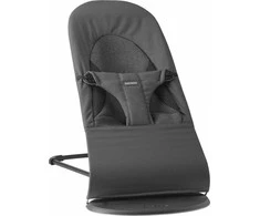 BabyBjörn Bouncer Balance Soft Woven - sėdynė, džersis tamsiai pilkas