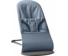 BabyBjorn Bliss - leżaczek dziecięcy | Woven Mėlyna Melange