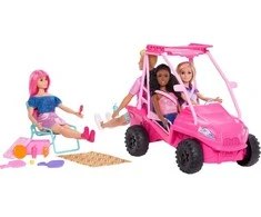 Mattel BARBIE MYSTERIES BEACH BUGGY paplūdimio automobilis (JFV68)