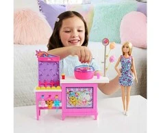 Barbie - Mysteries Cotton Candy &amp; Games Playset (JFV67)