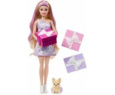 Mattel BARBIE PARTY UNBOXED REVEAL siurprizų rinkinys - šviesiaplaukė lėlė (JFG70)