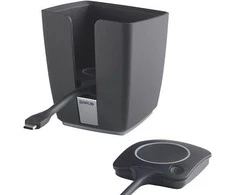 AV signalo perdavimo sistema Barco Barco 2 dėklas x USB-C mygtukai Juoda