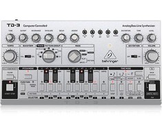 Behringer TD-3-SR bosų sintezatorius, sidabrinis