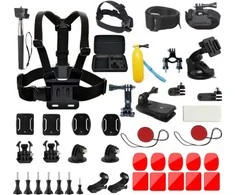 Beiwe Sport XL -actionkameroiden kiinnikekokoelma, 27 osaa